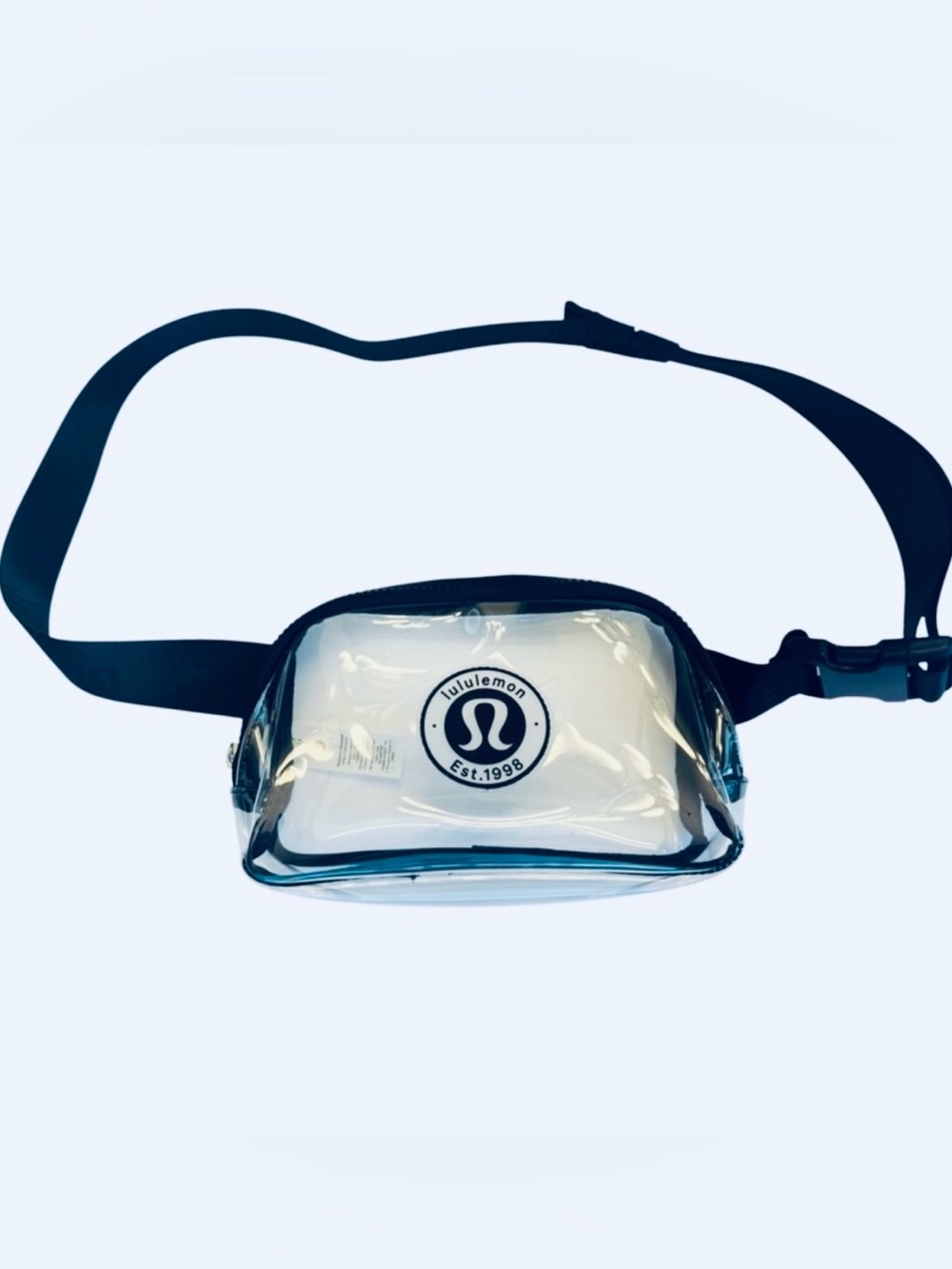 Lululemon Clear Everywhere Belt Bag logo stadium concert bag